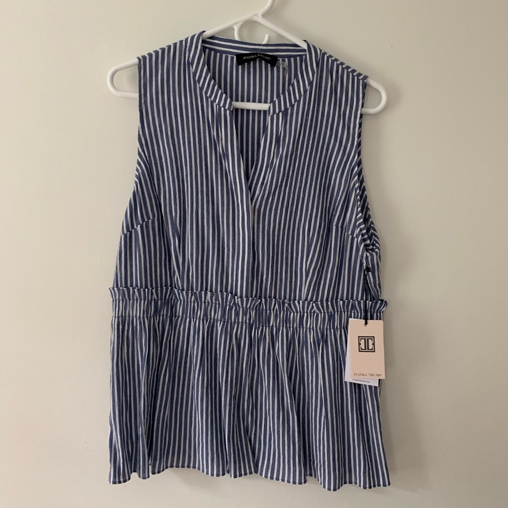 Ivanka Trump Sleeveless Blouse.